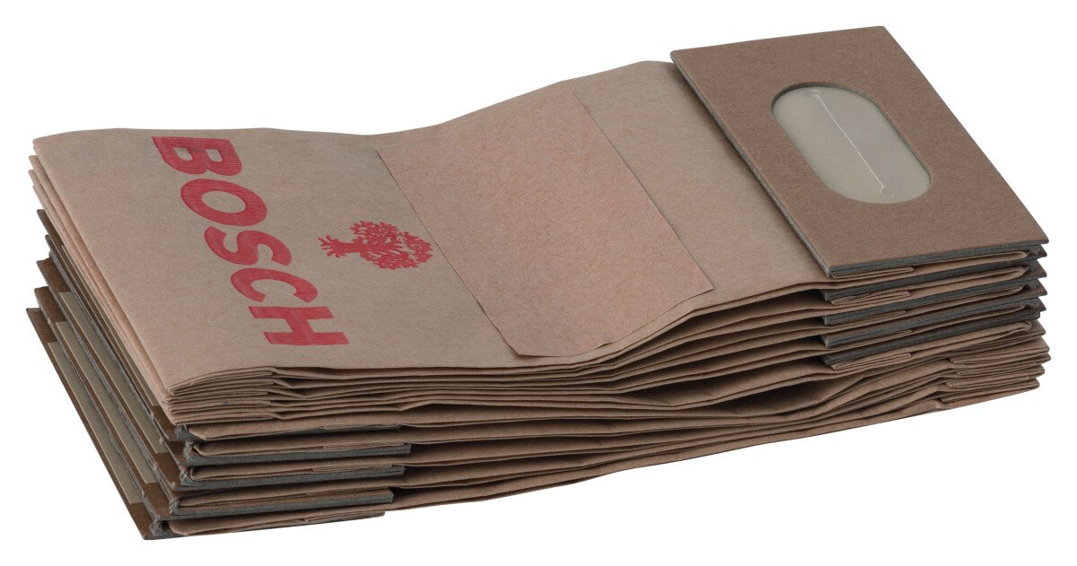 Bosch 2605411068 Paper dust bags. PEX,GEX, PSS, GSS 16/23, PBS 60/75, PSF 22A, GUF 4-22