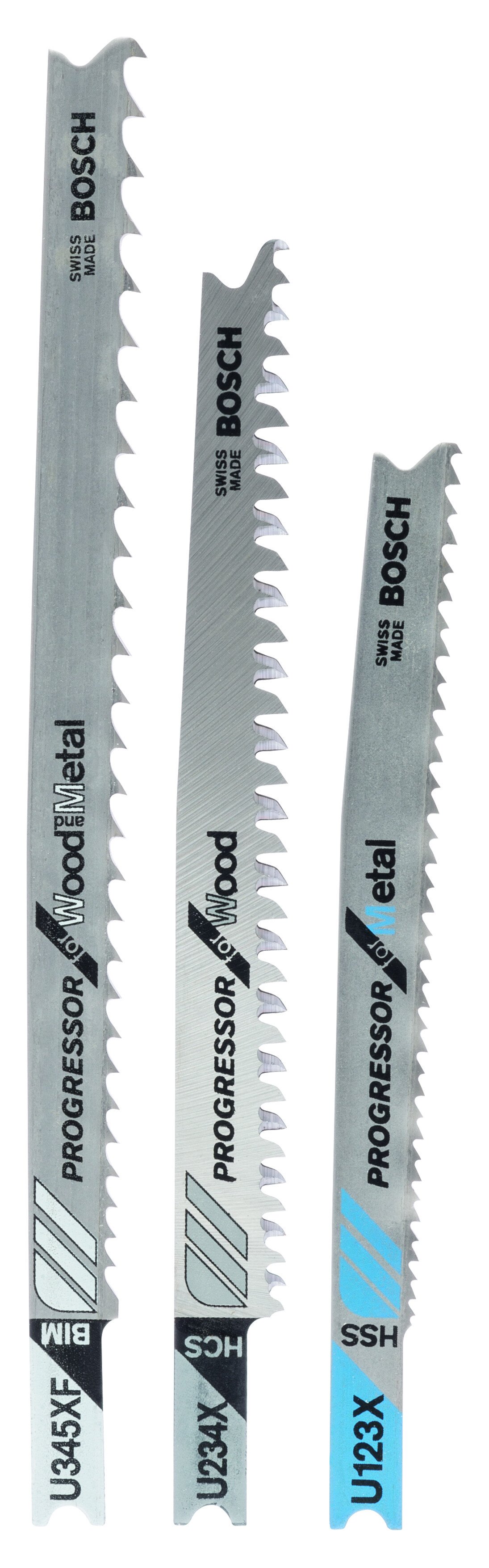 Bosch 2607010516 Jigsaw blades 3 blade assortment universal shank 2607010516