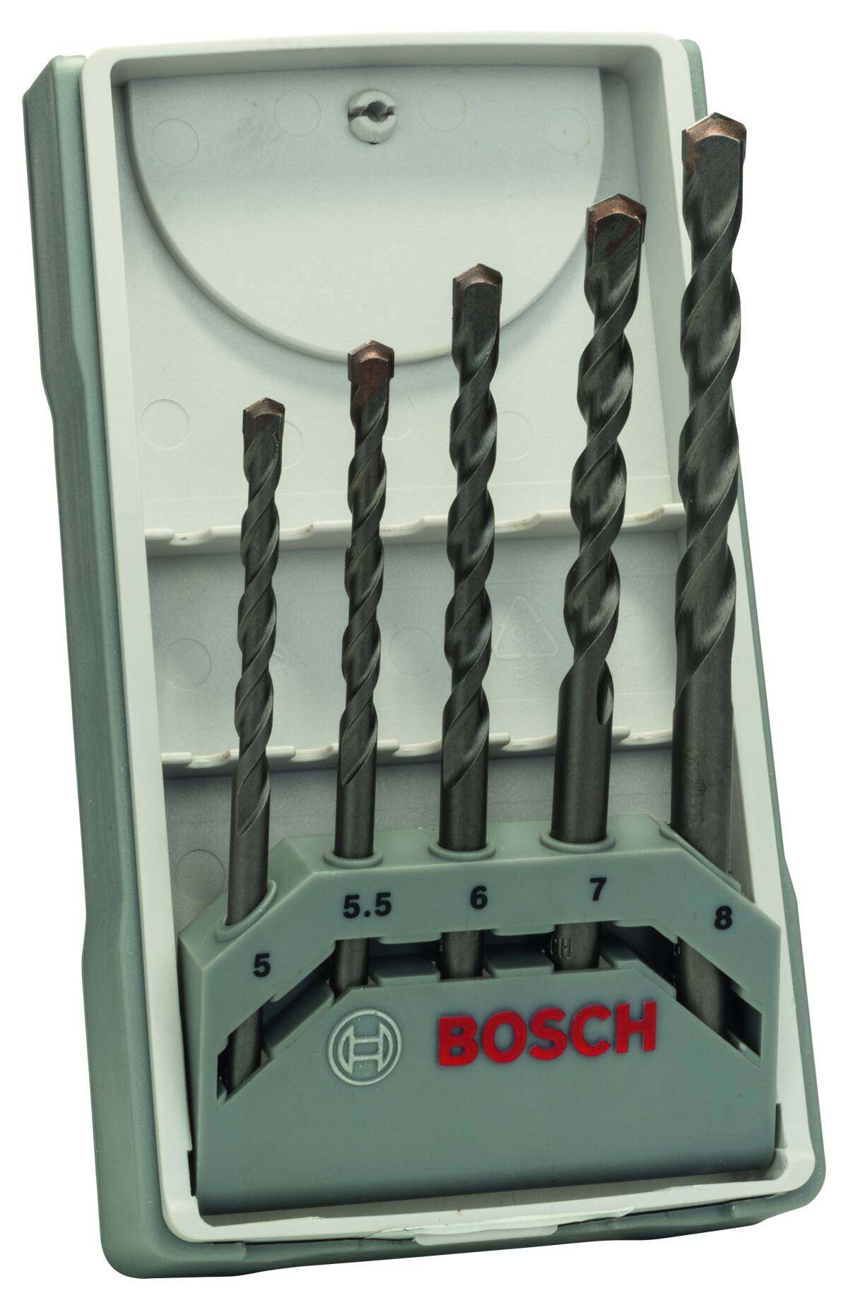 Concrete drill shop bit set
