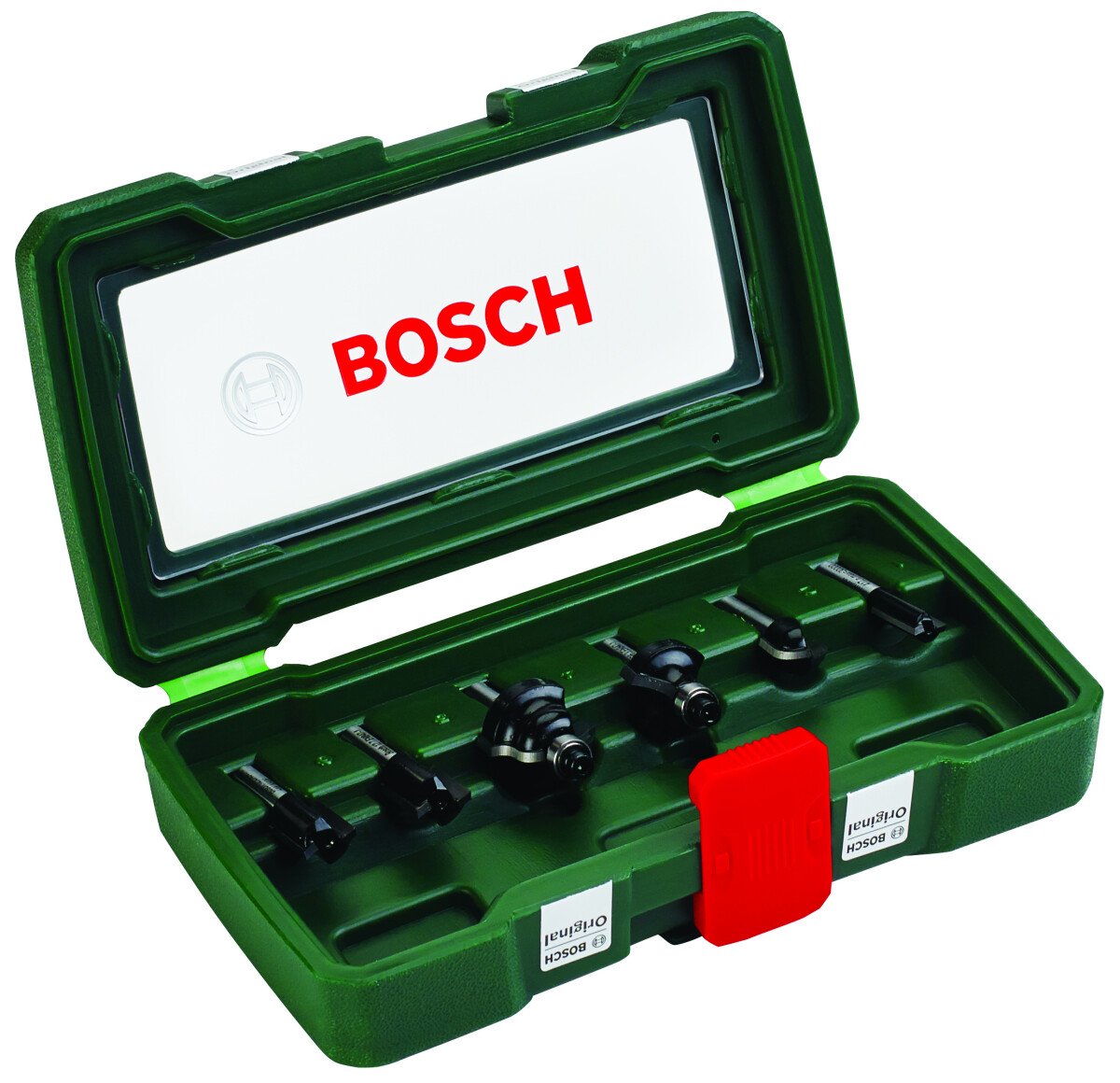Bosch 2607019462 6Pc Promoline 1/4" Router Bit Set