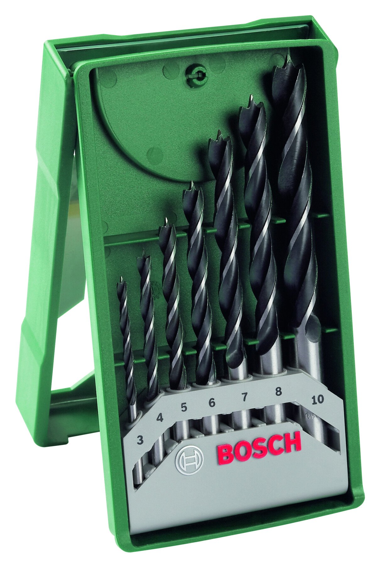 Bosch 2607019580 7-Piece Mini-X-Line Wood Drill Bit Set (1 Pack Of 7)
