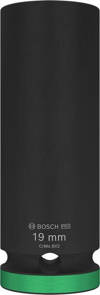 Bosch 2608003051 PRO Impact Socket, 1/2", 19 mm, Deep