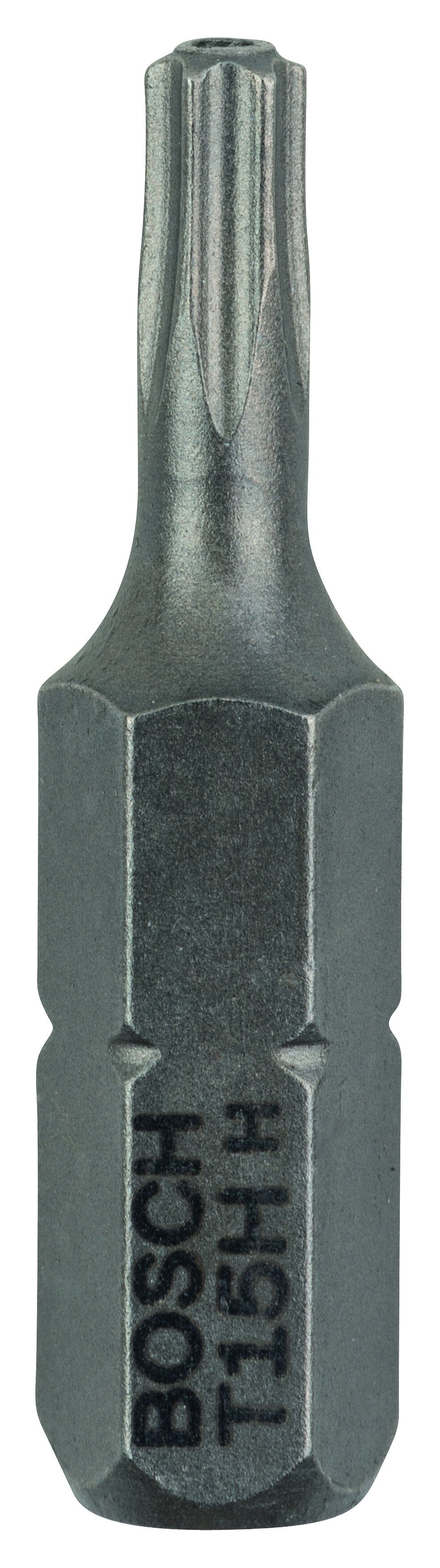 Bosch 2608522010 T15H Security-Torx® Screwdriver Bit, Extra Hard T15H, 25mm (5 Packs Of 2)