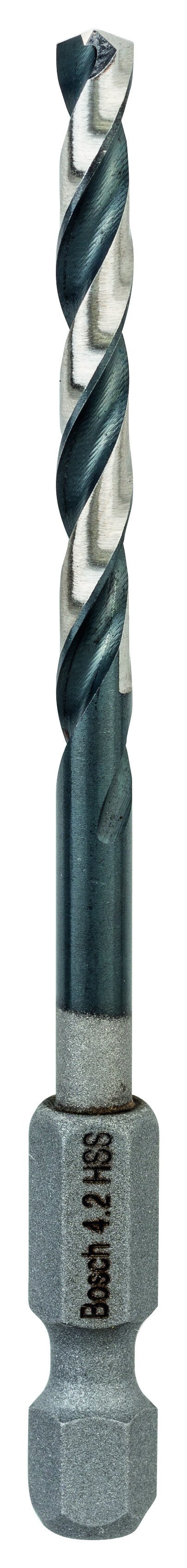 Bosch 2608577054 Hss Hex-Shank Twist Drill Bit 4.2mm 4.2 X 43 X 83mm (5 Packs Of 1)