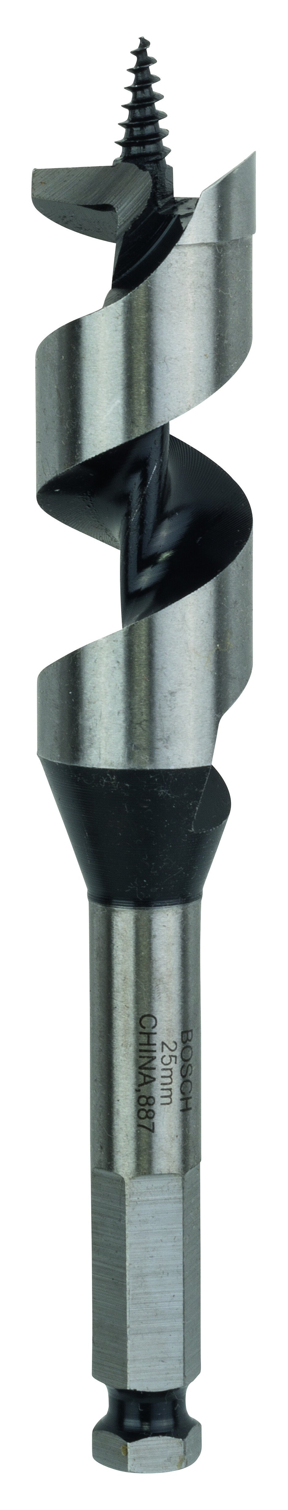 Bosch PRO 2608585708 Wood Auger Bit, Hexagon 25 X 100 X 160mm, D 11,1mm (1 Pack Of 1)