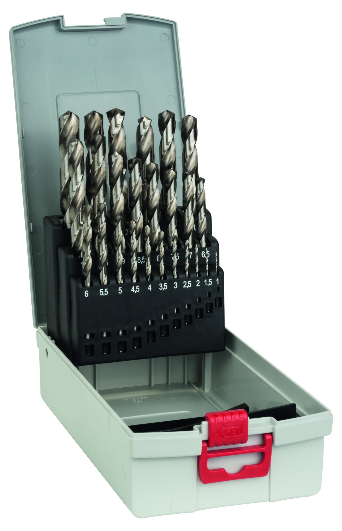 Bosch 2608587017 25 Piece Hss G Probox Metal Drill Bit Set Din 338 135 1 13mm 1 Pack Of 25