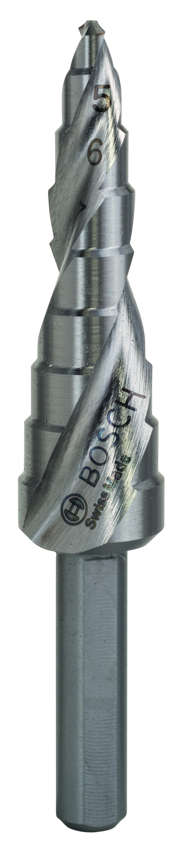 Bosch 2608587425 Step Drill Bits Hss 4 - 12mm, 6,0mm, 66,5mm (1 Pack Of 1)