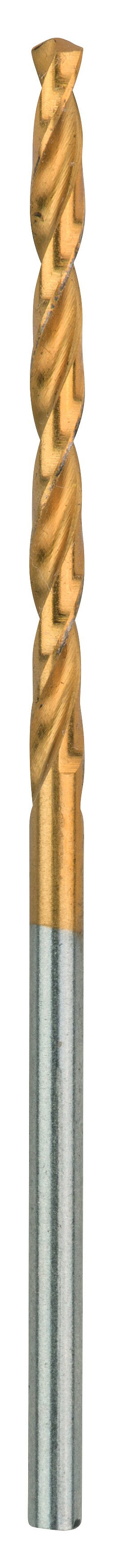 Bosch 2608596671 Metal Drill Bits HSS-TiN, DIN 338. 2.0 x 24 x 49mm