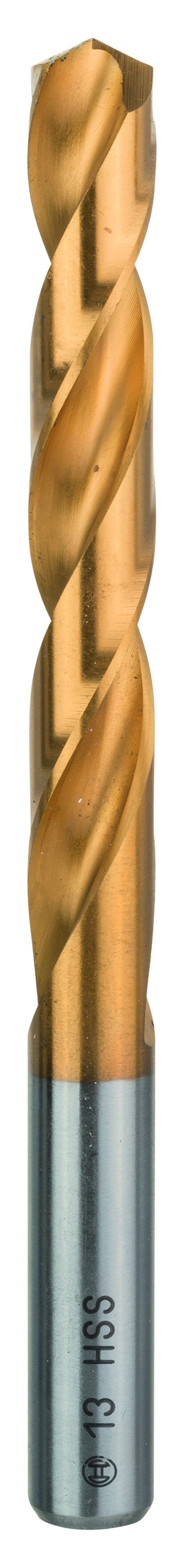 Bosch 2608596781 Metal Drill Bits HSS-TiN, DIN 338. 13.0 x 101 x 151mm