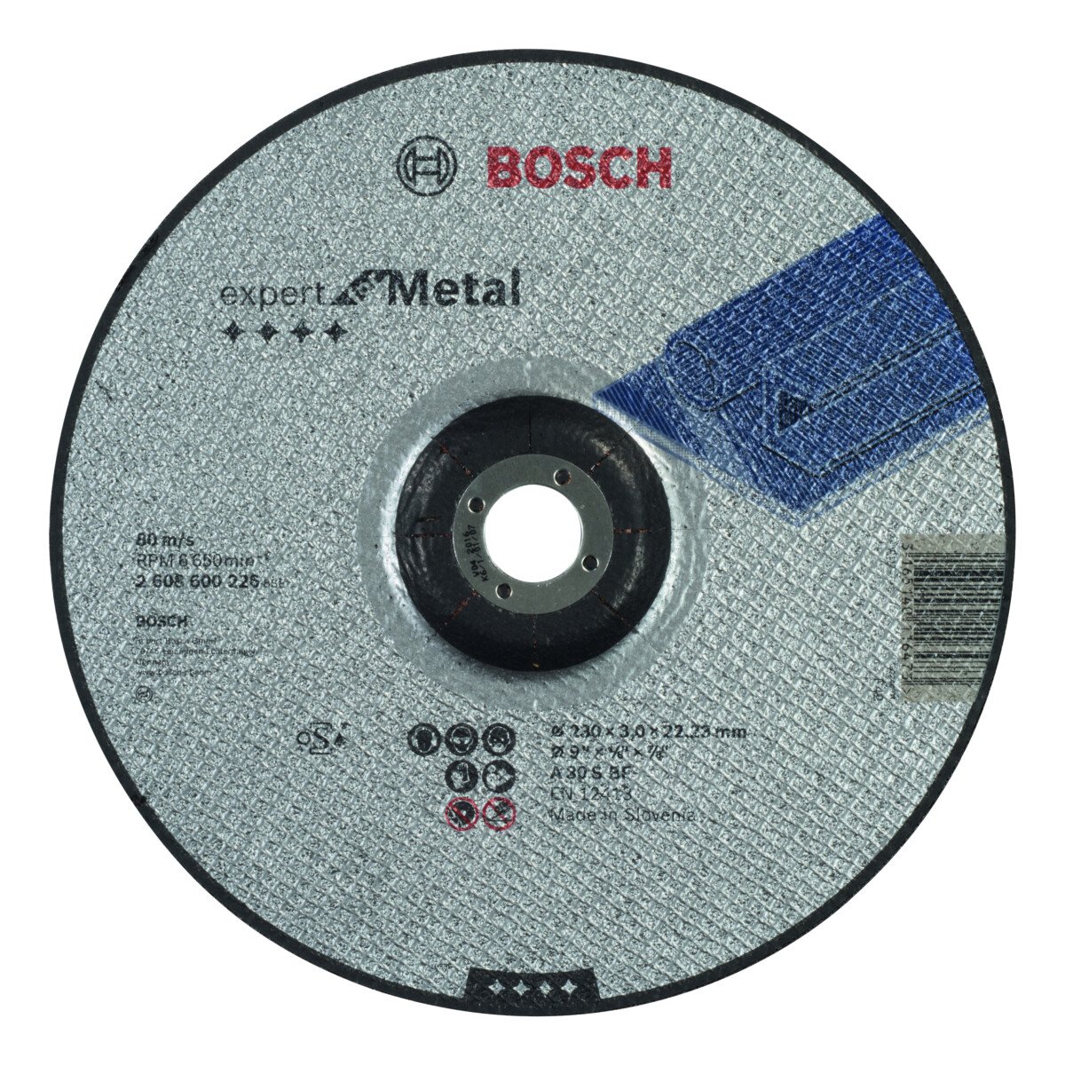 Bosch PRO 2608600226 Metal cutting discs, depressed centre. 230x22.2x3mm