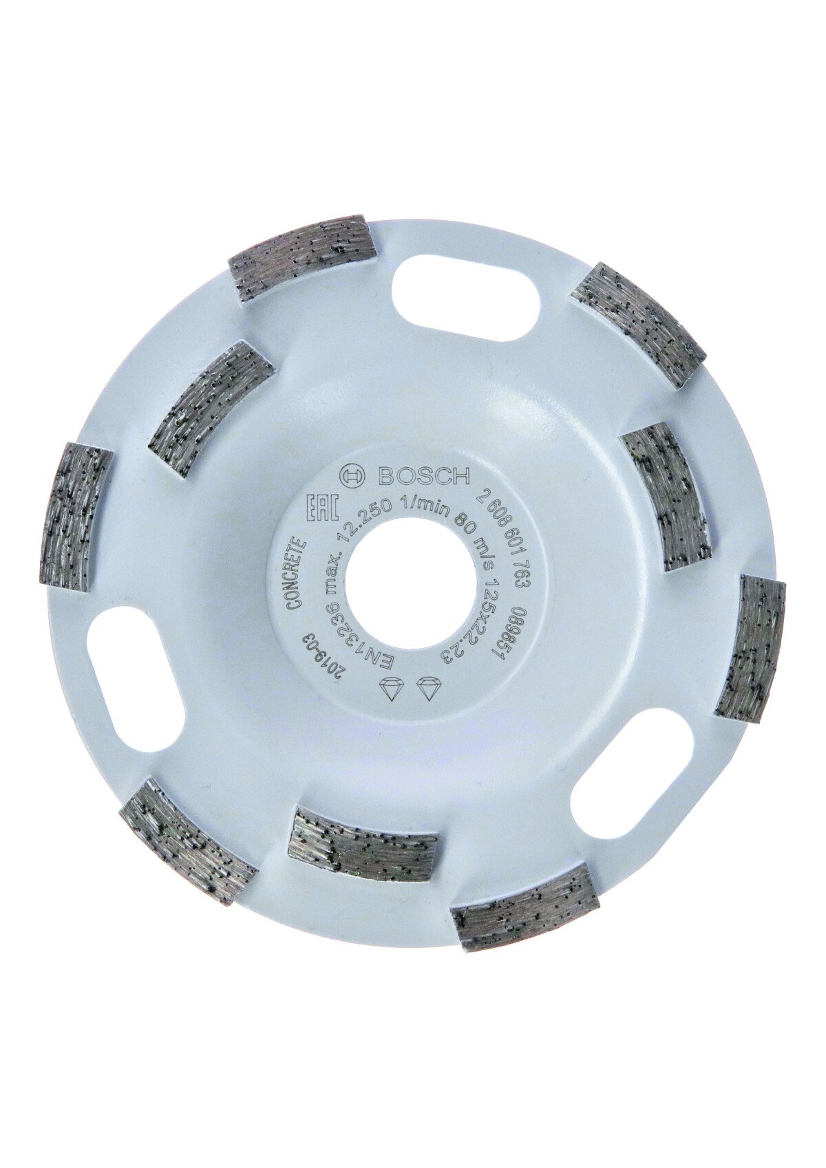 Bosch PRO 2608601763 Diamond Grinding Head Expert For Concrete High Speed 125 X 22.23 X 5mm (1 Pack Of 1)