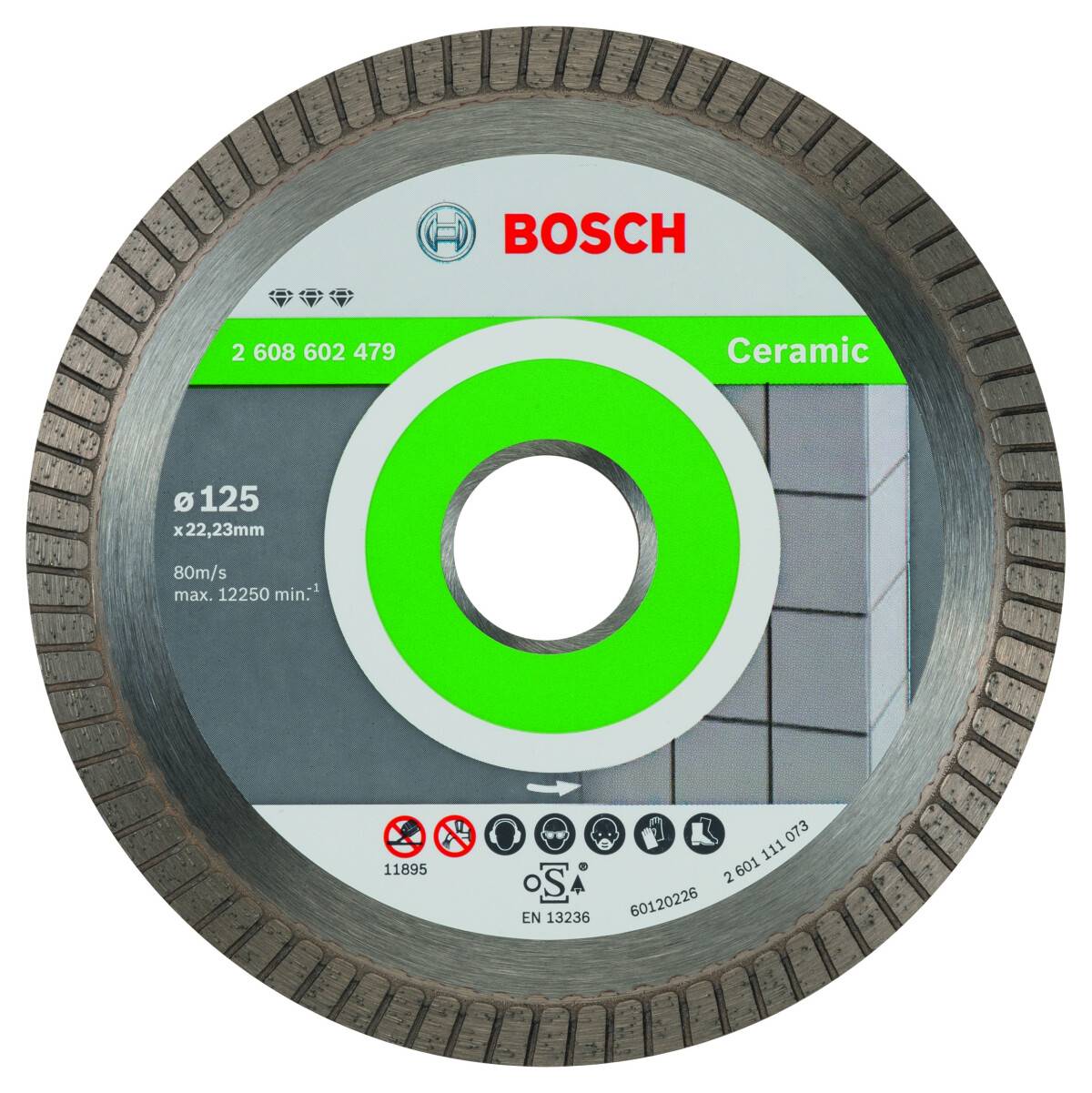 Bosch 2608602479 Diamond Cutting Disc Best For Ceramic Extra Clean