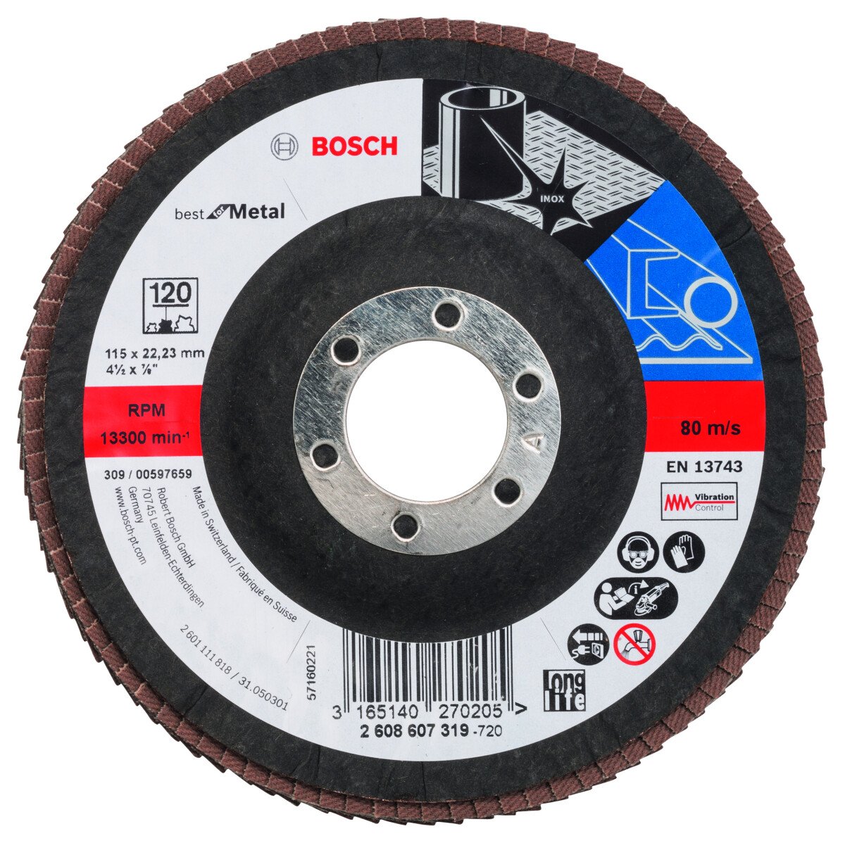 Bosch PRO 2608607319 Highly tear-resistant cotton fabric (type YX).
