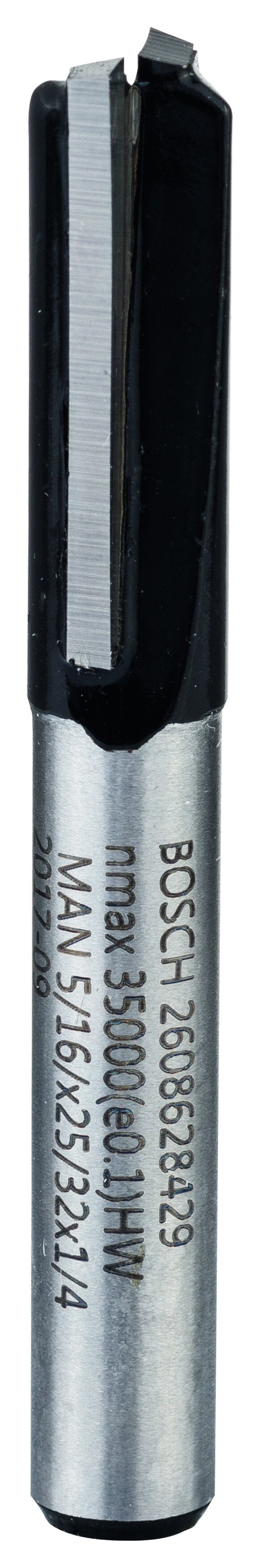 Bosch 2608628429 Joining Router bits. Straight bit with centre cut, 7.9mm, L=19.8mm