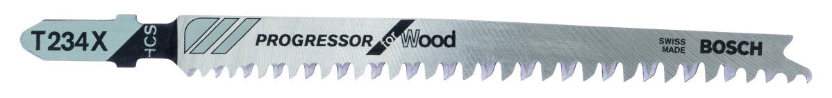 Bosch 2608633524 Jigsaw Blade T 234 X Progressor For Wood (1 Pack Of 25)