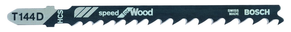 Bosch 2608633625 Jigsaw Blade Pack of 25 Speed For Wood T144D