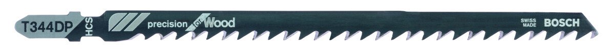 Bosch PRO 2608633A36 (T344DP) Jigsaw Blade Pack of 5 Precision for Wood T344DP