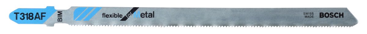 Bosch 2608634241 (T318AF) Jigsaw blades Pack of 5 flexible for metals T318AF