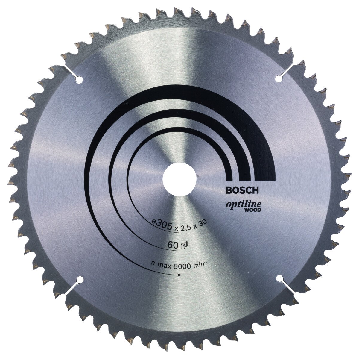 Bosch PRO 2608640441 Optiline Wood Circular Saw Blade 305 X 30 X 2,5mm, 60 (1 Pack Of 1)