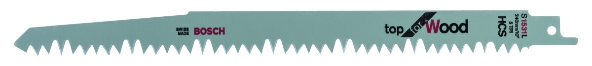 Bosch 2608650698 Top for wood, sharp, fast, efficient, 1/2" universal shank. S 1531 L