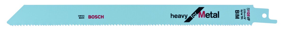 Bosch PRO 2608657556 Reciprocating Saw Blade S 1125 Vf Heavy For Metal (1 Pack Of 25)