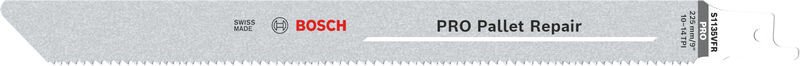 Bosch 2608659009 PRO Pallet Repair S1135VFR Blade, 1.25 x 19 x 225 mm, 100 pcs