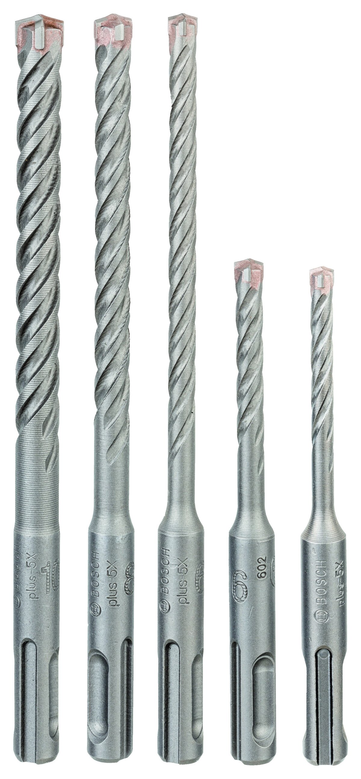 Bosch PRO 2608833910 5-Piece Hammer Drill Bit Set Sds Plus-5X 5; 6; 6; 8; 10mm (5 Packs Of 5)