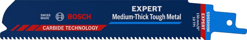Bosch 2608900373 EXPERT ‘Medium-Thick Tough Metal’ S 955 HHM Reciprocating Saw Blade 1-pc