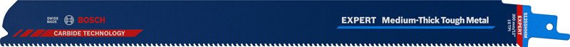 Bosch 2608900377 EXPERT ‘Medium-Thick Tough Metal’ S 1255 HHM Reciprocating Saw Blade 1-pc