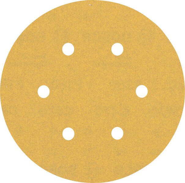 Bosch 2608900818 EXPERT C470 Sandpaper with 6 holes for Random Orbital Sanders 150 mm, G 180 5-pc