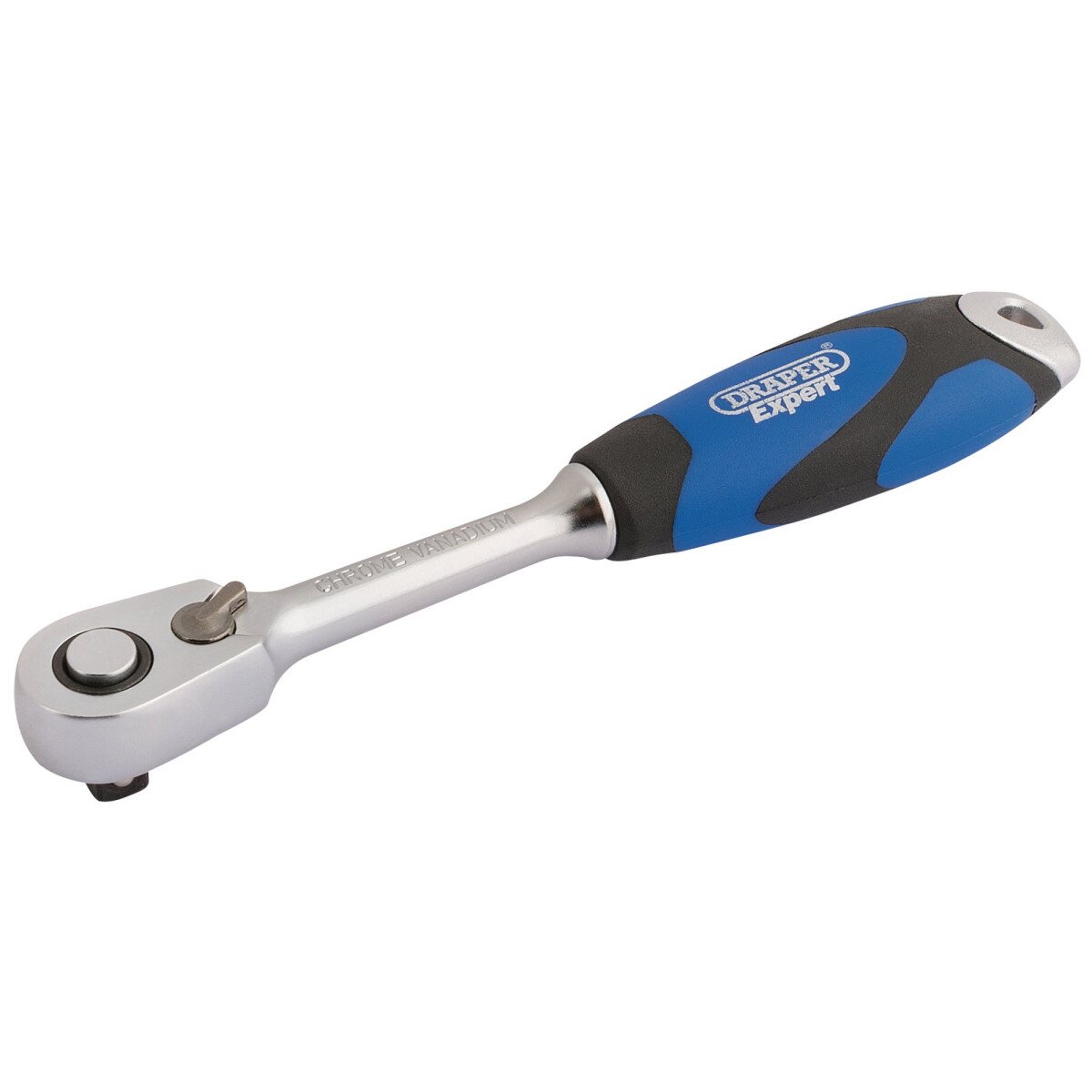 Draper 26514 B60MH/SG 1/4" Sq. Dr. 60 Tooth Micro Head Reversible Soft Grip Ratchet