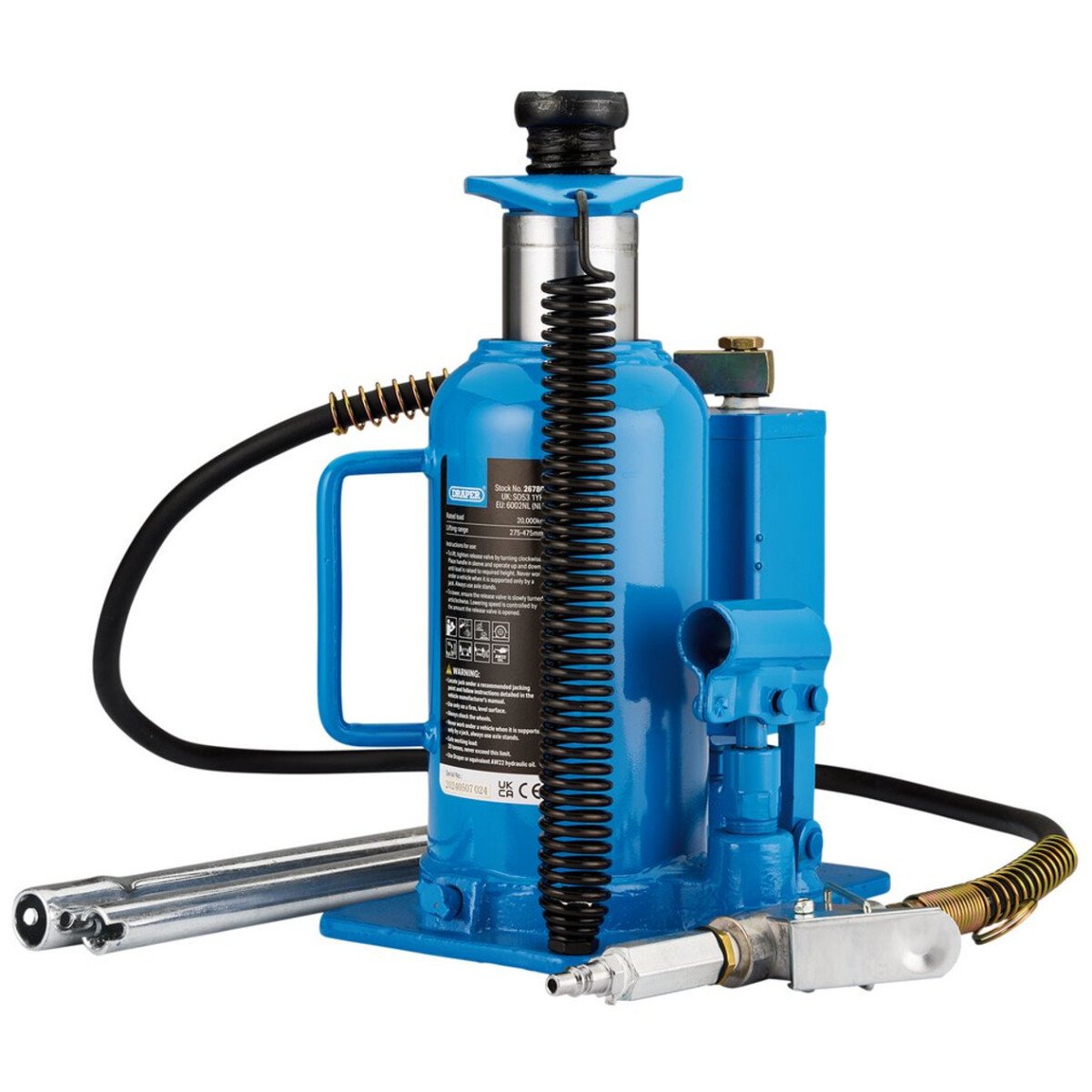 Draper 26780 Air Bottle Jack, 20 Tonne