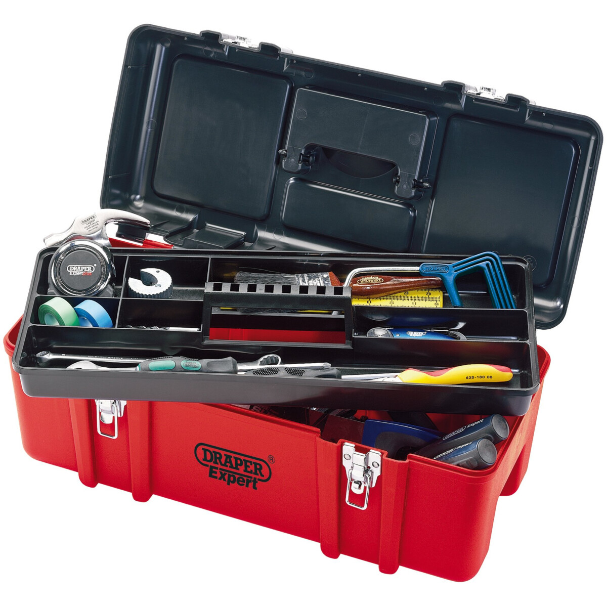 Draper 27732 TB580 Expert 30L Tool Box with Tote Tray