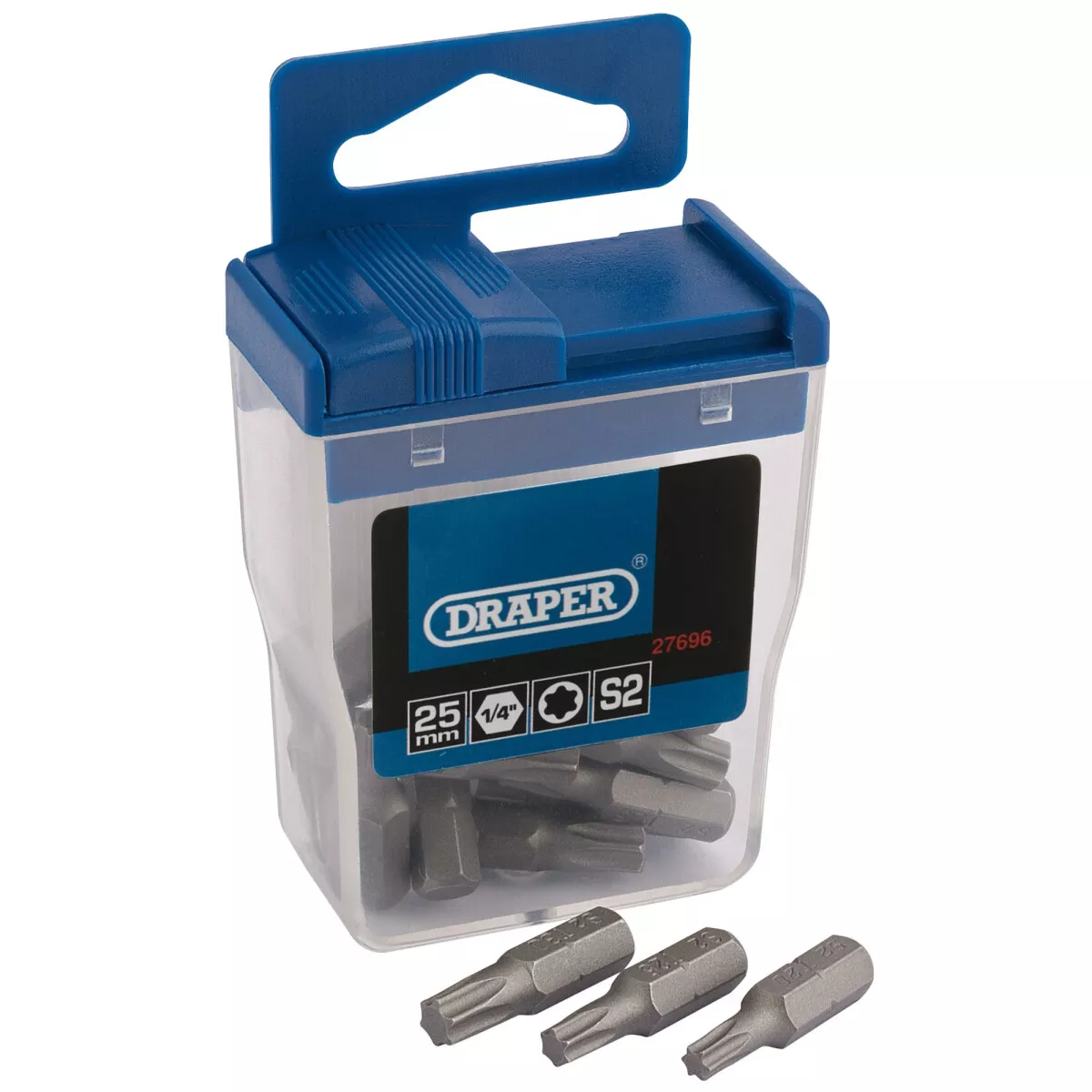 Draper 27696 TX/20TTC/C TX Star® 25mm Long Insert Bits (20 x Assorted)