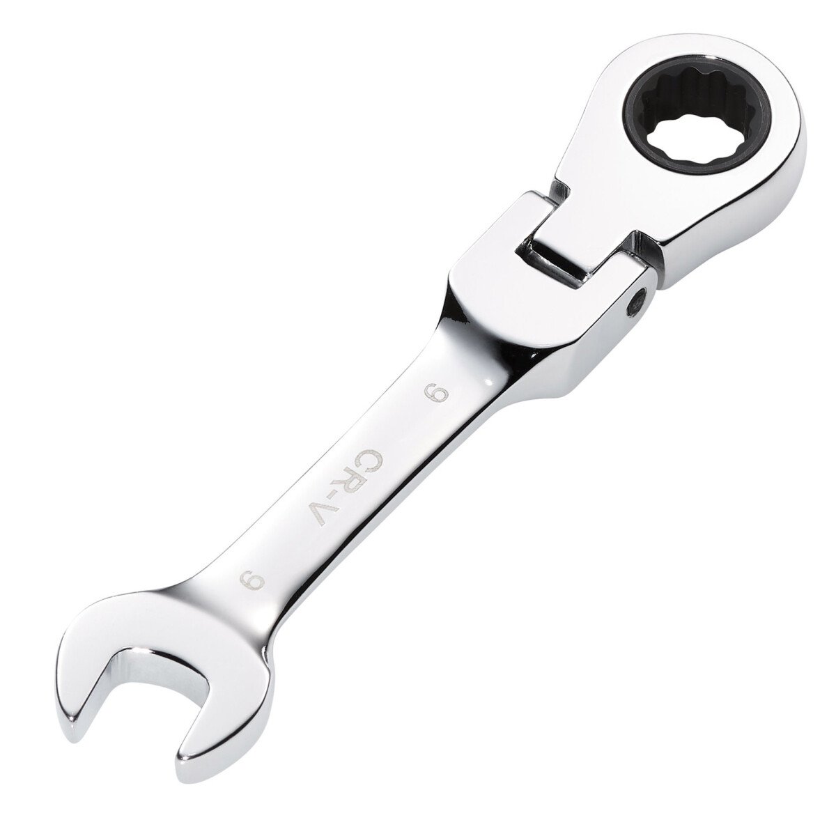Draper 27964 8230FMMBS Hi Torq® Metric Stubby Flexible Head Ratchet Combination Spanner, 9mm