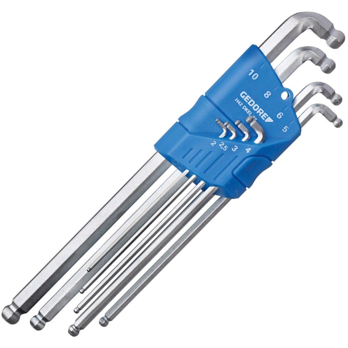 Gedore 2797186 Hex Allen Key Extra Long With Double Ball End 8 Piece gedore-2797186-hex-allen-key-extra-long-with-double-ball-end-8-piece