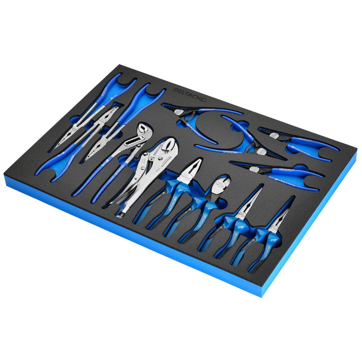 Draper 29582 DELTACH-561007 Bunker® Pliers Set In Eva Foam Inlay (13 Piece)