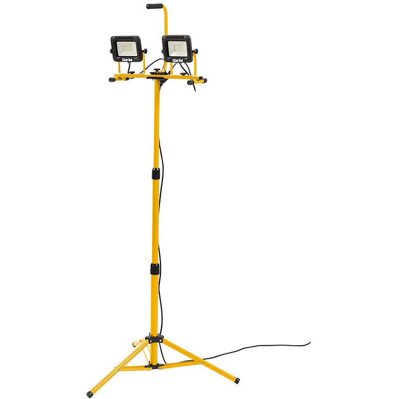 Clarke 4003647 SMDT5400/1 LED Twin Work Light with Tripod (110V)