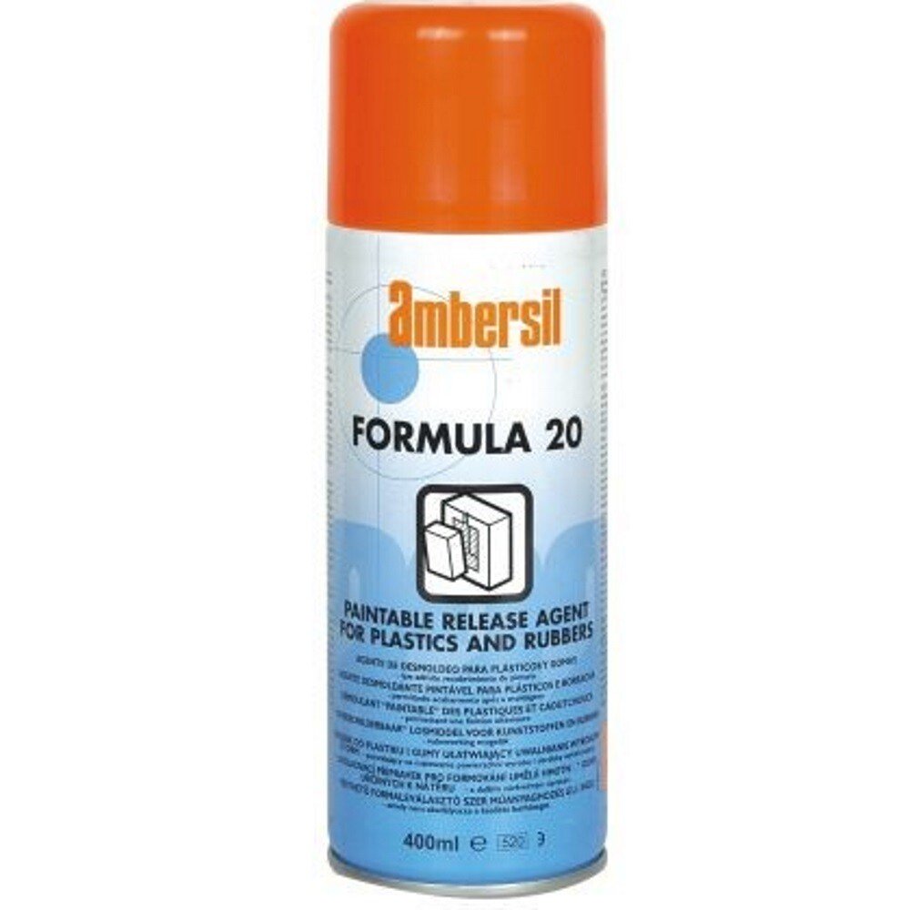 Ambersil 30227-AA Formula 20 (Twenty) Printable Release Agent for Plastics and Rubber 400ml