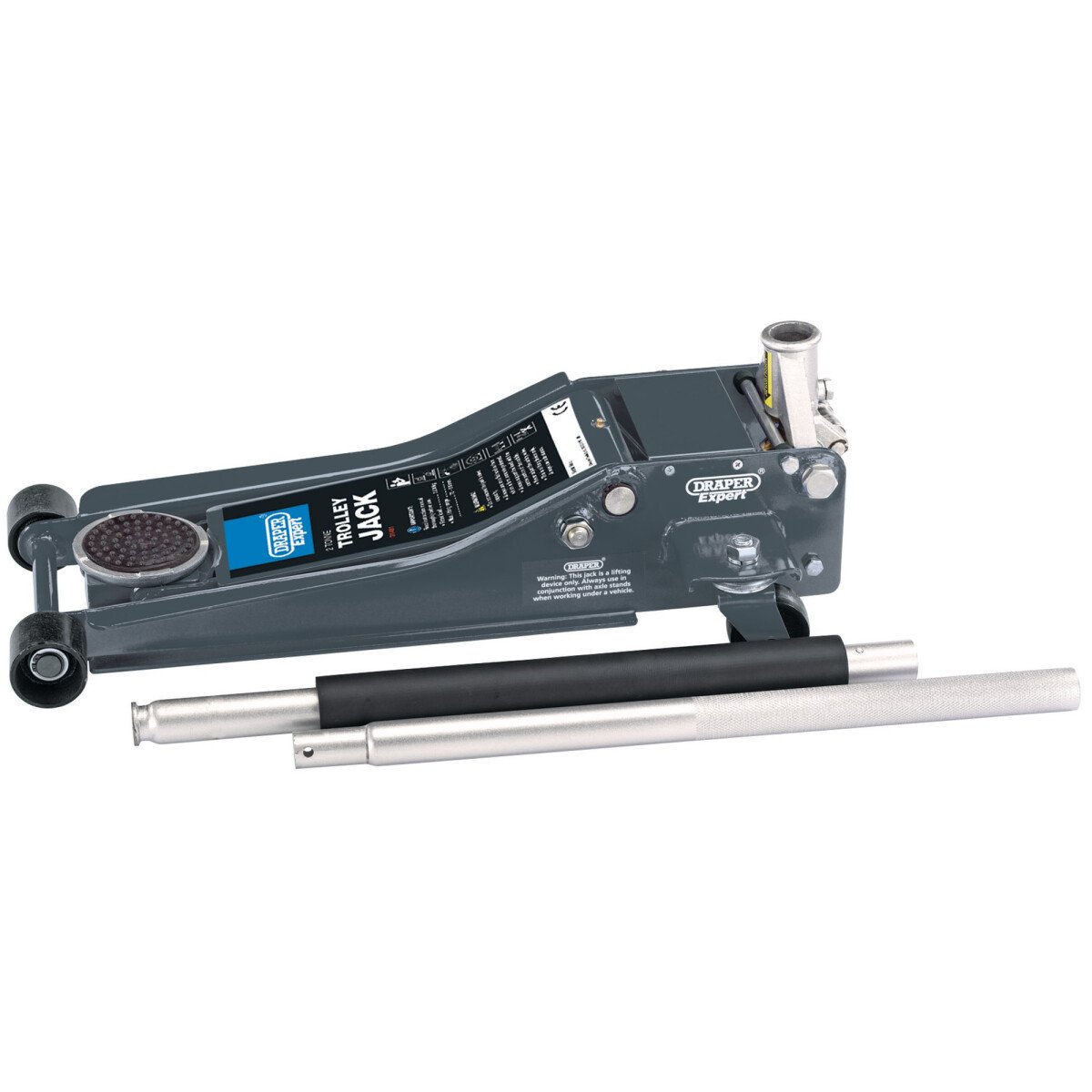 Draper 31481 TJ2-PRO-C Professional Garage 'Quick Lift' Trolley Jack (2 Tonne)