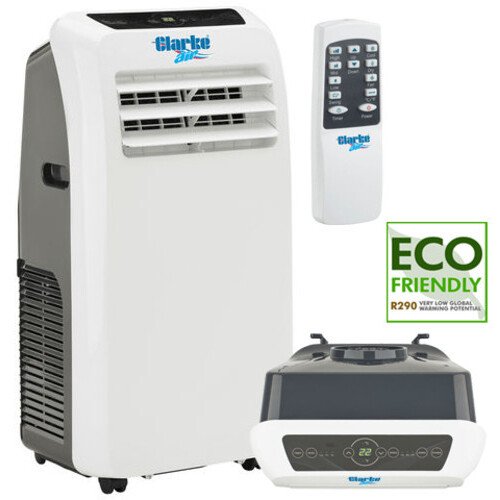 Clarke 3230578  AC13050 12000BTU Portable Air Conditioning Unit with Remote Control