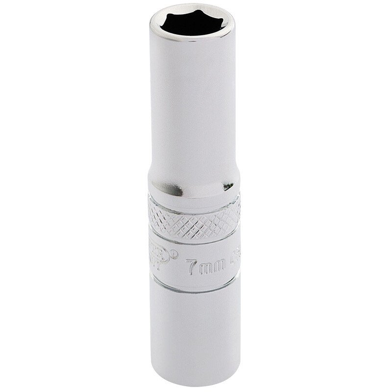 Draper 32661 BT-MM/B 1/4" Square Drive Hi Torq® 6 Point Deep Socket (7mm)