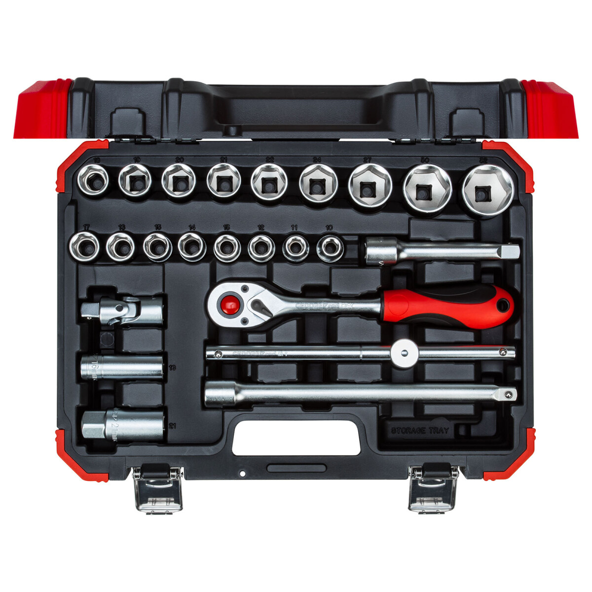 Gedore RED 3300055 1/2in Drive Socket Set 24 Piece