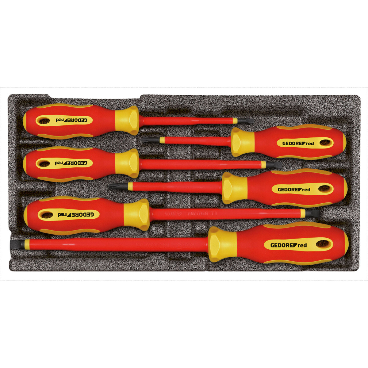 Gedore RED 3301715 VDE Screwdriver Set in Module 6 Piece from Lawson HIS