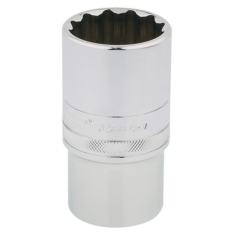 Draper 33865 HT-MM/B 1/2" Square Drive Hi Torq® 12 Point Deep Socket (32mm)
