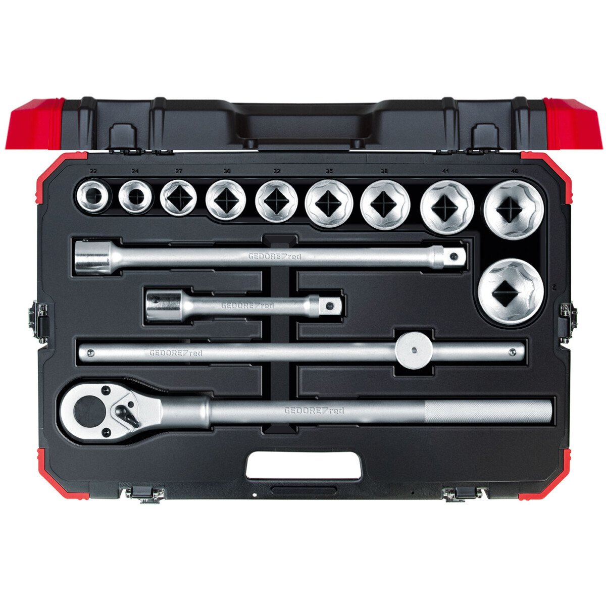Gedore RED 3300011 3/4in Drive Socket Set 14 Piece