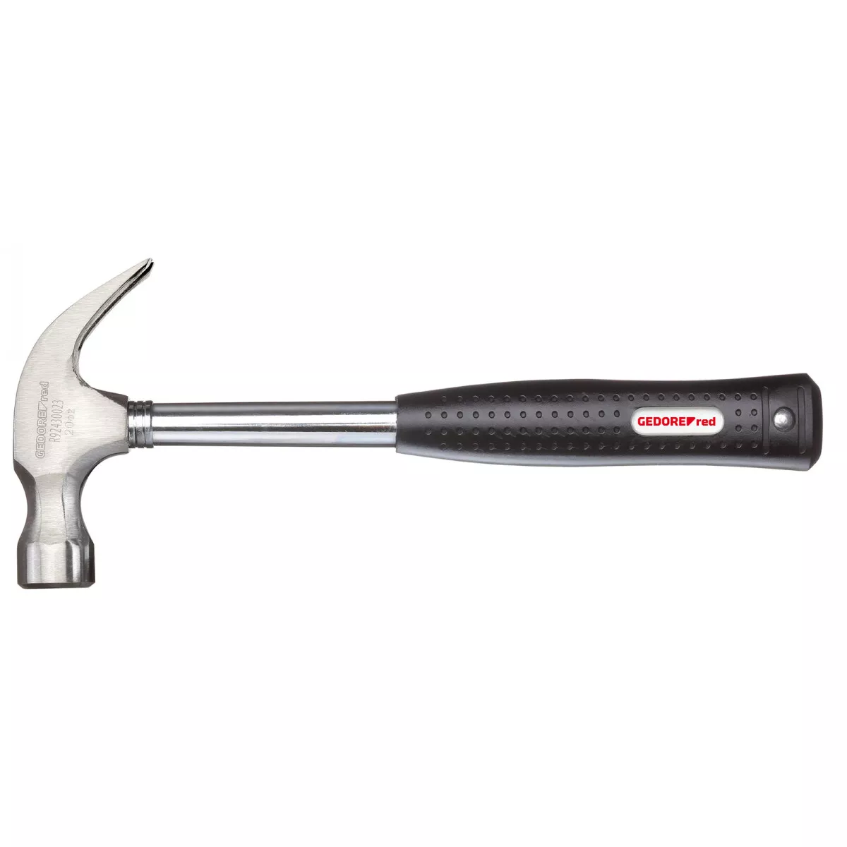 Gedore RED 3300783 Claw Hammer US-Patt. 570g with Steel Tube Handle