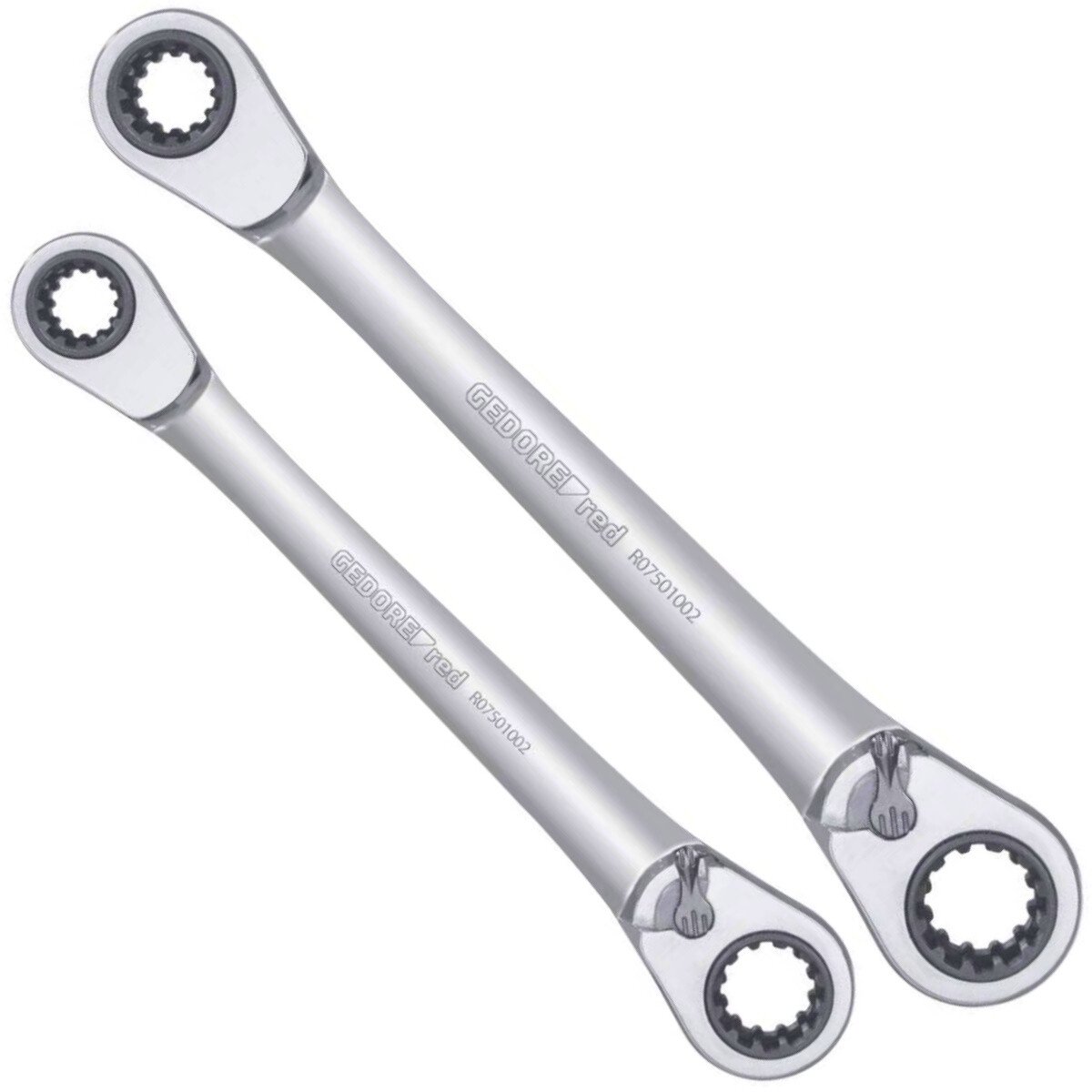 Gedore RED 3300900 Double Ended Ring Ratchet Spanners  63 Sizes in 2 Pieces