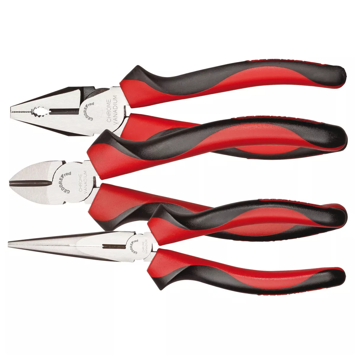 Gedore RED 3301155 Pliers Set 2C-Handles 3 Piece