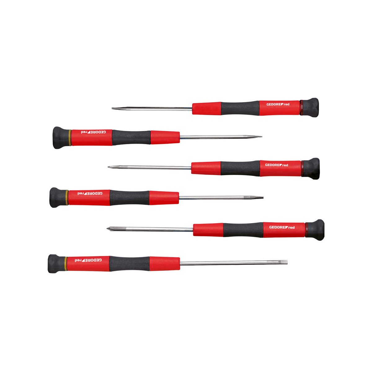 Gedore RED 3301351 Electronics Screwdriver Set PH and Slotted 6 Piece
